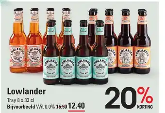 Sligro Lowlander wit 0.0% 8x33CL aanbieding