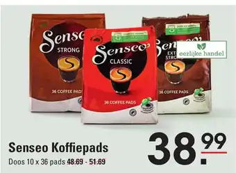 Sligro Senseo koffiepads 10x36 pads aanbieding