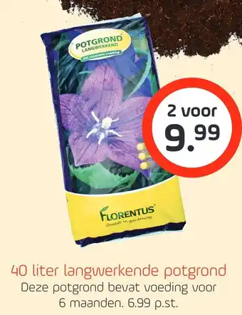 Coppelmans 40 liter langwerkende potgrond aanbieding