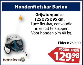 Huisdier Voordeelshop Hondenfietskar barino aanbieding