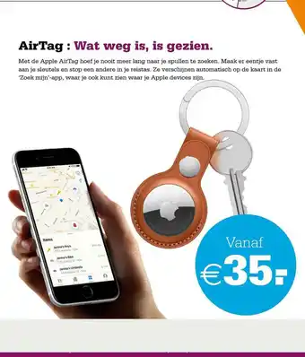 Telecombinatie AirTag : Wat Weg Is, Is Gezien aanbieding