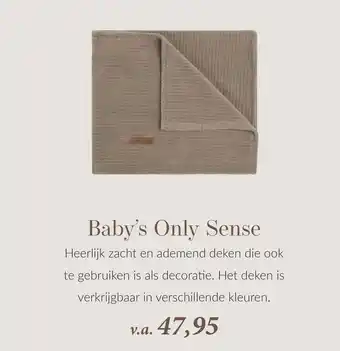 Babypark Baby's only sense aanbieding