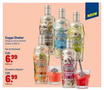 Makro Coppa Shaker Sex On The Beach Of Strawberry Daiquiri aanbieding