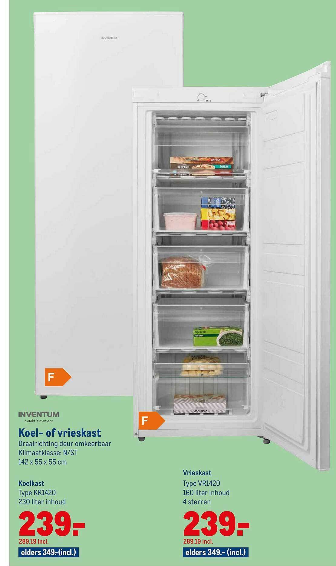 Snelste Vrieskast nbieding