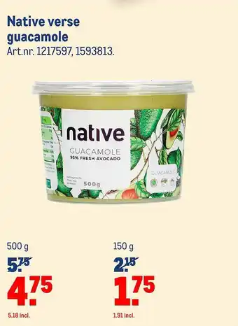 Makro Native Verse Guacamole aanbieding