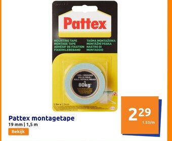 Action Pattex montagetape aanbieding