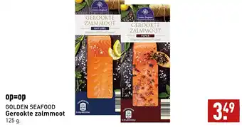ALDI Golden seafood gerookte zalmmoot 125g aanbieding