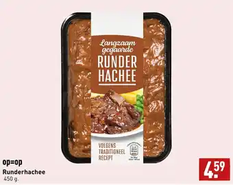 ALDI Runderhachee 450g aanbieding