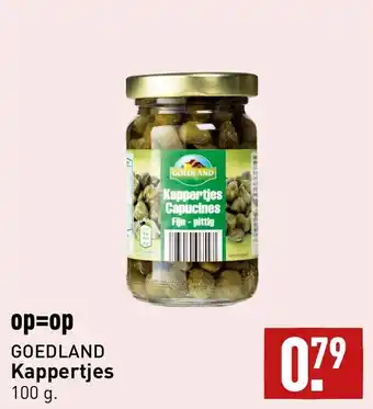 ALDI Goedland kappertjes 100g aanbieding