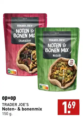 ALDI Trader joe's noten- & bonenmix 150g aanbieding