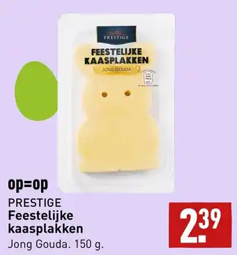 ALDI Prestige feestelijke kaasplakken 150g aanbieding