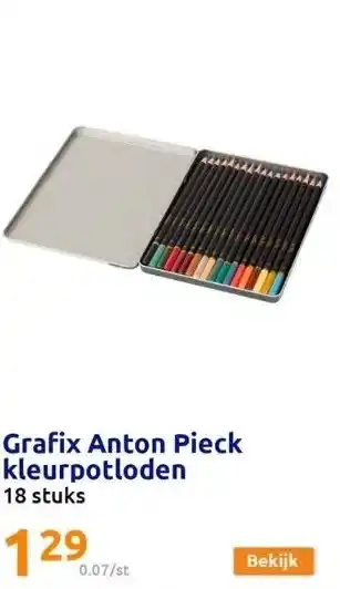 Action Grafix anton pieck kleurpotloden aanbieding