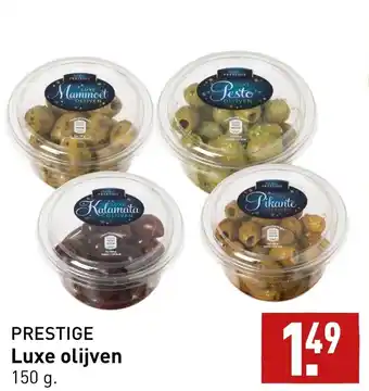 ALDI Prestige luxe olijven 150g aanbieding