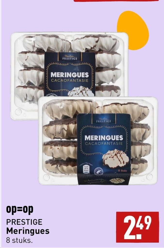 Prestige meringues aanbieding bij ALDI