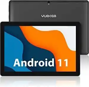 Amazon Yumkem tablet android 8-core cpu, 10 inch tablet met ips 1280p hd touchscreen, 6000mah accu, 64gb geheugen & 1tb uitbreidbaar aanbieding