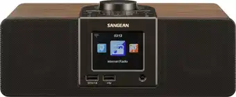 Bol.com Sangean - wfr-32 dab internetradio bluetooth aux hout aanbieding