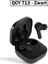 Bol.com Qcy t13 - zwart - in-ear - draadloze oortjes - bluetooth v5.1 aanbieding
