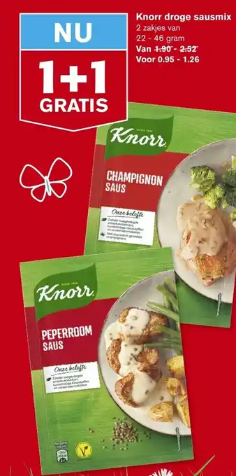 Hoogvliet Knorr droge sausmix 22-46g aanbieding