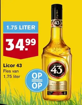 Hoogvliet Licor 43 1.75 liter aanbieding