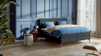 Beter Bed Boxspring attraktiv lykka vlak met gestoffeerd matras aanbieding