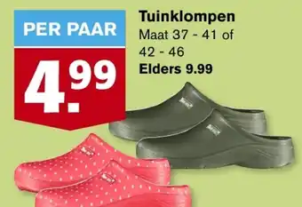 Hoogvliet Tuinklompen aanbieding