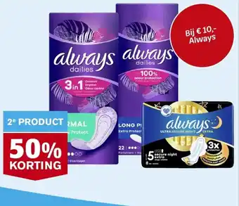 Hoogvliet Bij 10,- always aanbieding
