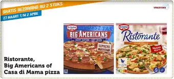 Coop Ristorante, Big Americans of Casa di Mama pizza aanbieding