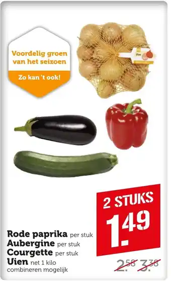 Coop Rode paprika aanbieding