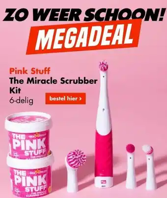 Wibra Pink stuff the miracle scrubber aanbieding