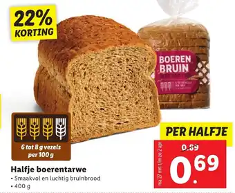 Lidl Halfje boerentarwe 400g aanbieding