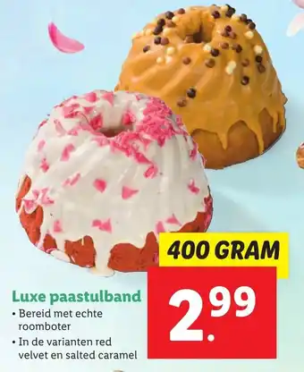 Lidl Luxe paastulband 400g aanbieding