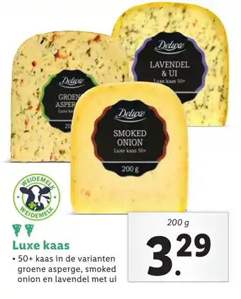 Lidl Luxe kaas 200g aanbieding