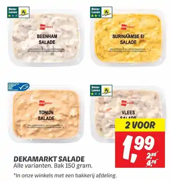 Dekamarkt Dekamarkt salade 150g aanbieding