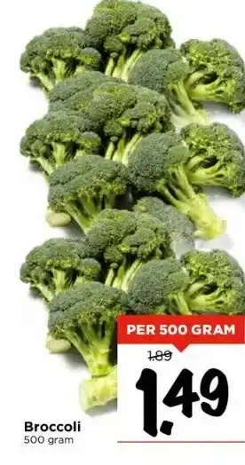 Vomar Voordeelmarkt Broccoli 500 gram aanbieding