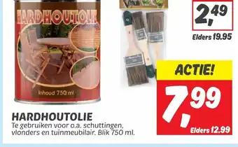 Dekamarkt Hardhoutolie 750ml aanbieding