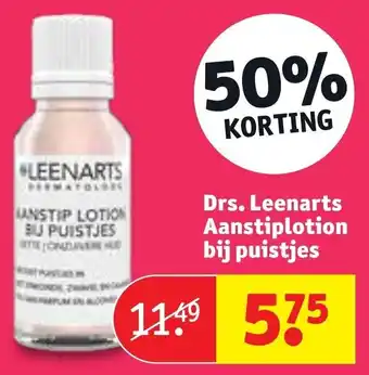 Kruidvat Drs. leenarts aanstiplotion bij puistjes aanbieding