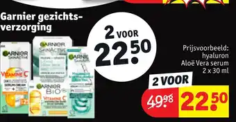 Kruidvat Garnier gezichts-verzorging aanbieding