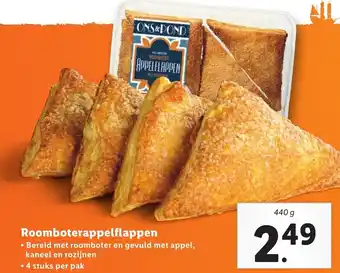 Lidl Roomboterappelflappen 440g aanbieding