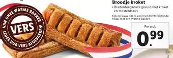 Lidl Broodje kroket aanbieding