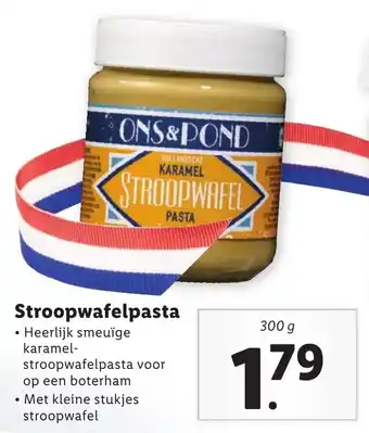 Lidl Stroopwafelpasta 300g aanbieding