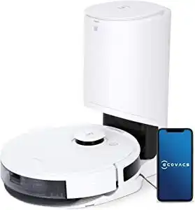 Amazon Ecovacs robotstofzuiger deebot n8+, robotstofzuiger met automatische lediging, lds-lasernavigatie, multilevel mapping, app &  aanbieding