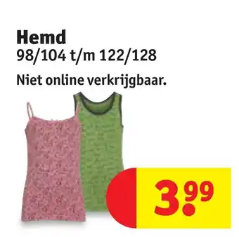 Kruidvat Hemd aanbieding