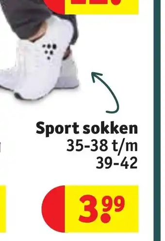 Kruidvat Sport sokken aanbieding