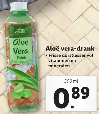 Lidl Aloe vera-drank 500ml aanbieding