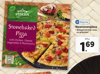 Lidl Steenovenpizza 375g aanbieding