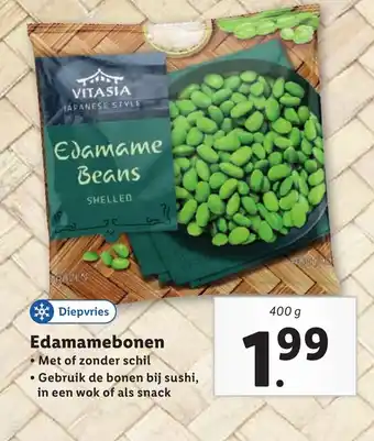 Lidl Edamamebonen 400g aanbieding