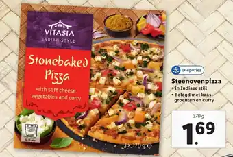 Lidl Steenovenpizza 370g aanbieding