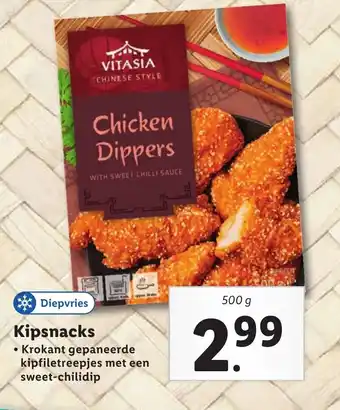 Lidl Kipsnacks 500g aanbieding