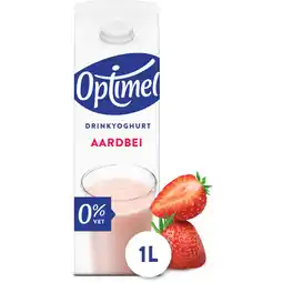 Albert Heijn Optimel drinkyoghurt aardbei aanbieding
