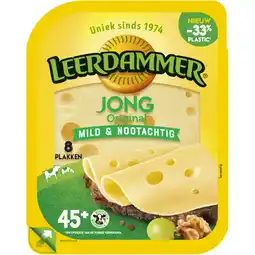 Albert Heijn Leerdammer original 45+ plakken aanbieding